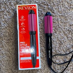 Heated silicon brush